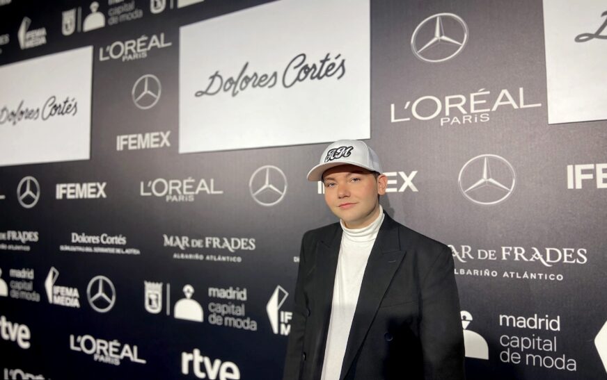 MBFW Madrid 2026 XUR Xurxo Trillo photocall Dolores Cortes Mercedes-Benz Fashion Week